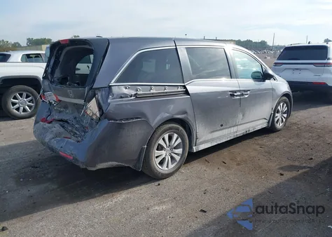 2015 Honda Odyssey Ex-L из США, поврежденный, VIN 5FNRL5H67FB105083